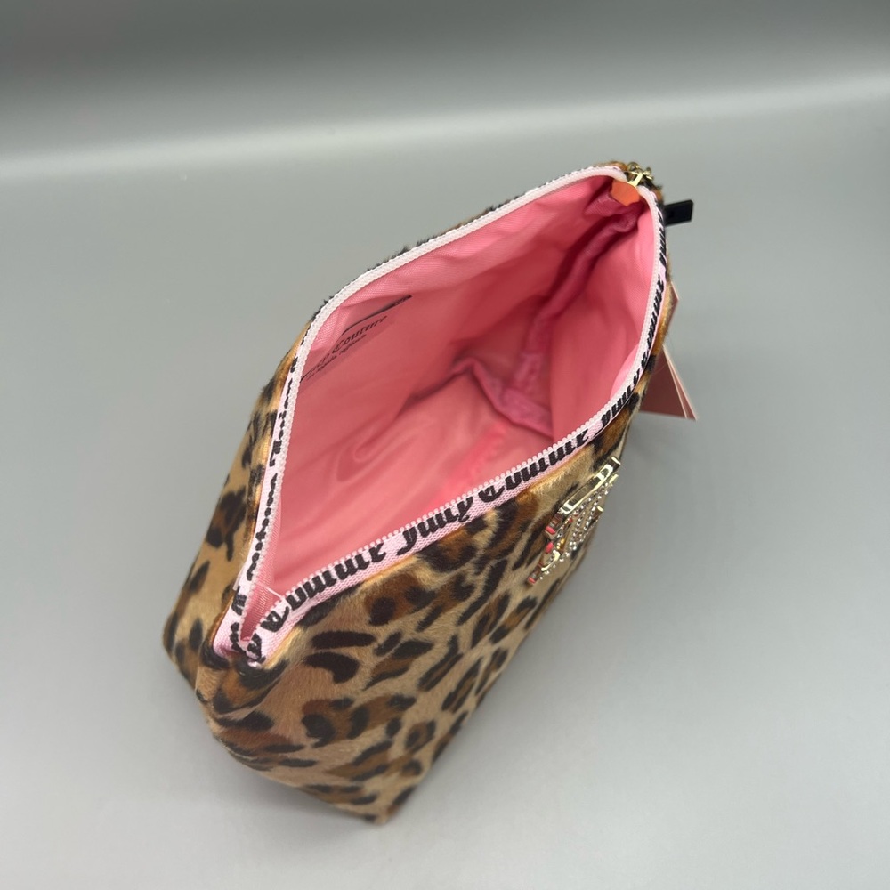 Juicy couture leopard print cosmetics bag - Picture 8 of 9